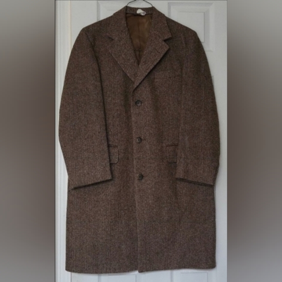 John Weitz by Palm Beach Other - John Weitz by Palm Beach men's coat multicolor herringbone 100% wool 46
